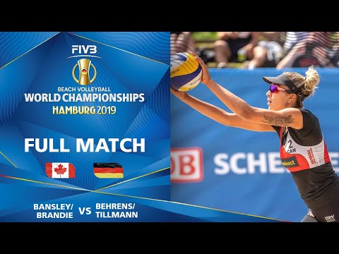 Bansley/Brandie vs. Behrens/Tillmann - Full Match | Beach Volleyball World Champs Hamburg 2019