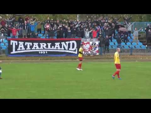 Derby Powiatu Unia Nowa Sarzyna - Pogoń Leżajsk 05.10.2019r. - kibice Unii N. S.