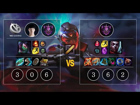 VG Zeka Akali vs Ekko Mid - KR Master Patch 10.10