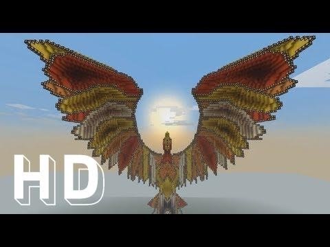 Insane Minecraft Phoenix Timelapse Facecam