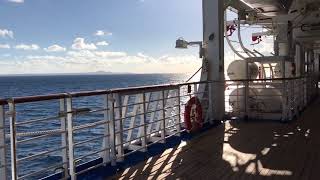 Chilling on Deck 7 P&O Pacific Explorer (Ex Princess Cruises Dawn Princess)