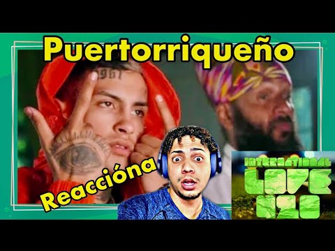 Puertorriqueño Reacciona INTERNATIONAL LOVE 420 - L-GANTE x FIDEL NADAL x DT BILARDO - VIDEO OFICIAL