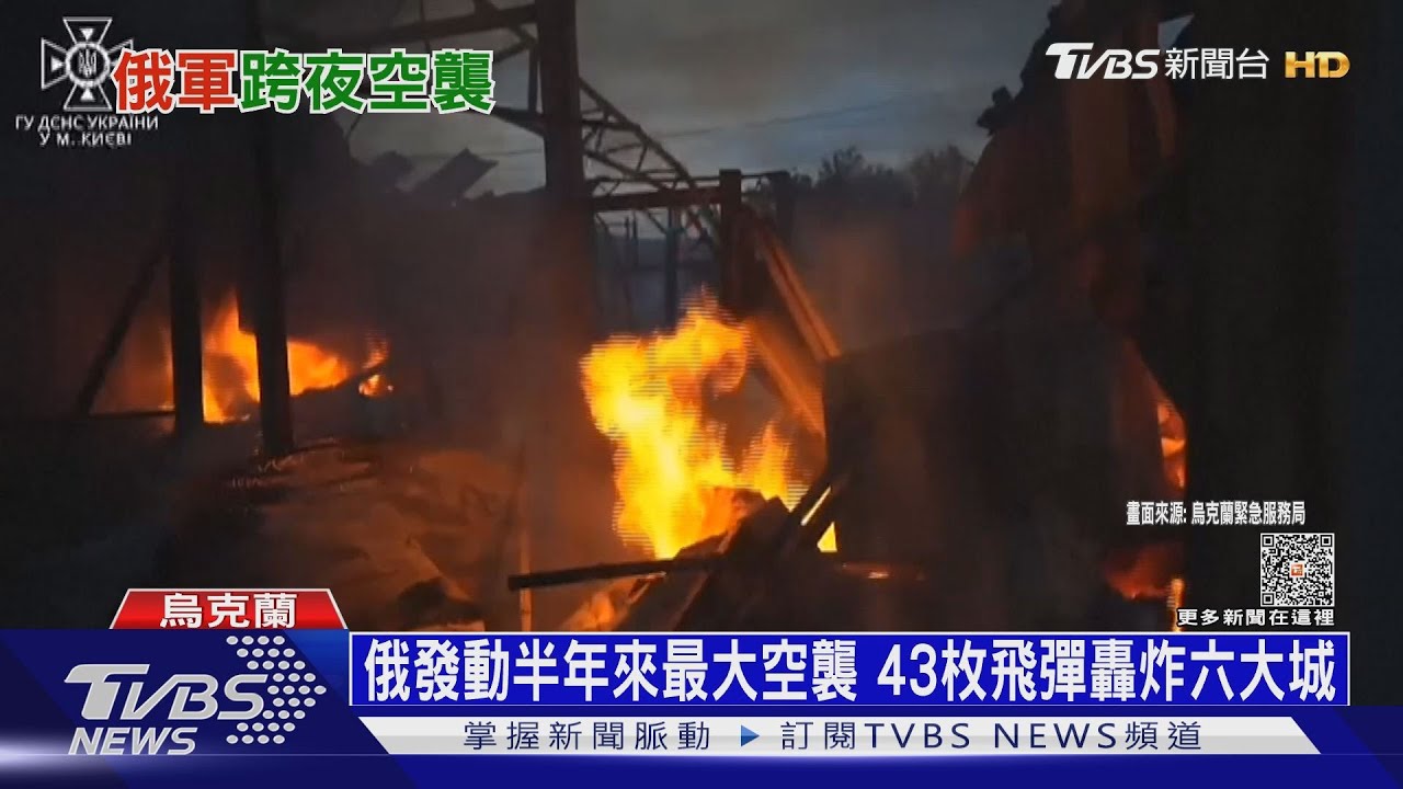 烏射飛彈第三度突襲! 俄黑海艦隊總部遭擊中起火