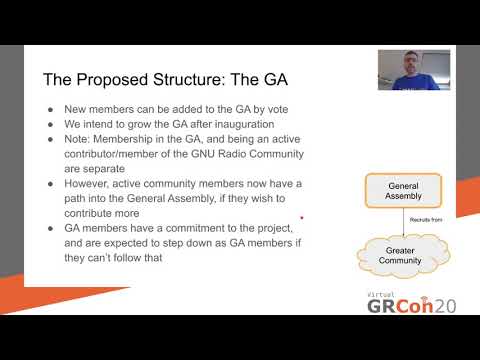 GRCon20 - Organizational Update - The Future of GNU Radio Project