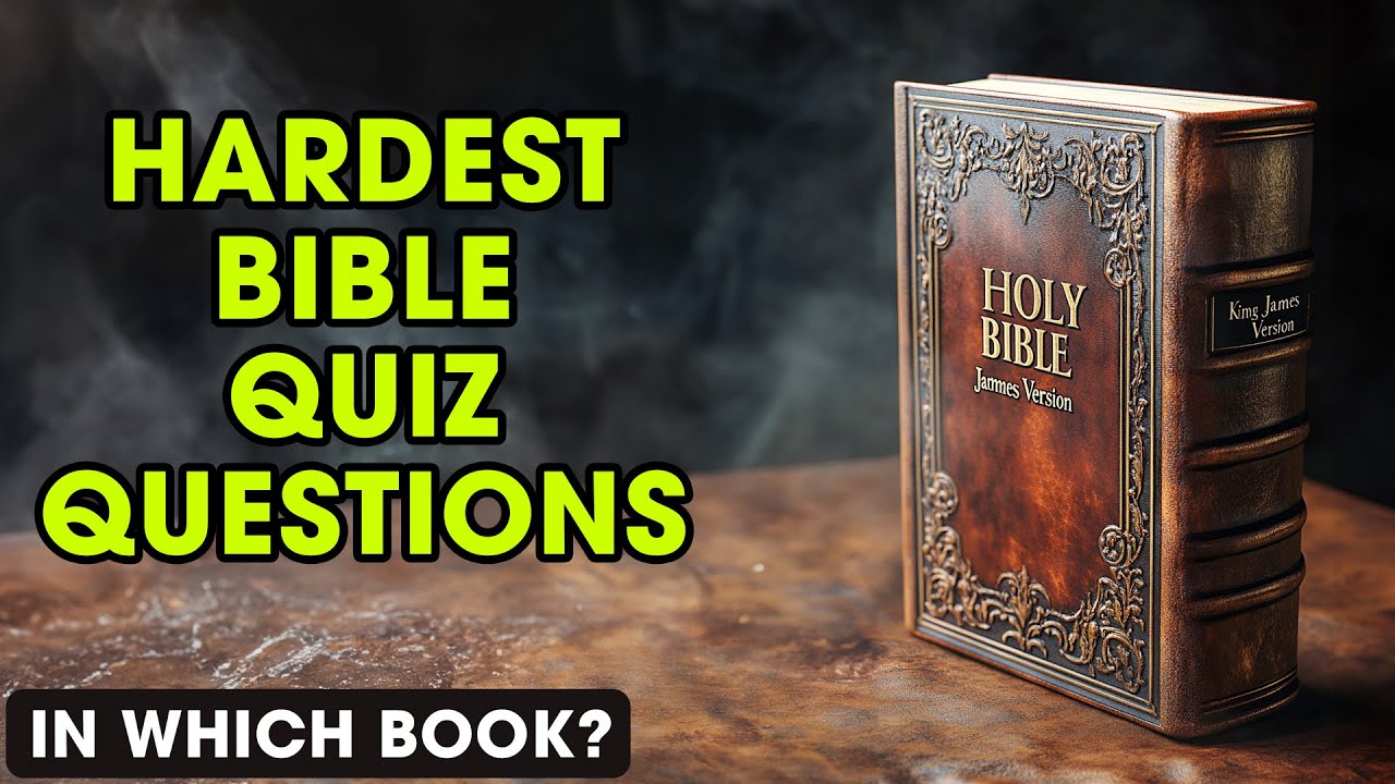 25 Bible Book Questions | Test Your Knowledge | The Bible Quiz