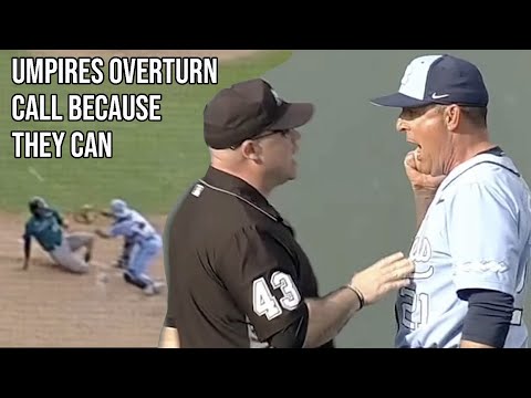 Perfect throw gets runner out but umpires overturn call, a breakdown
