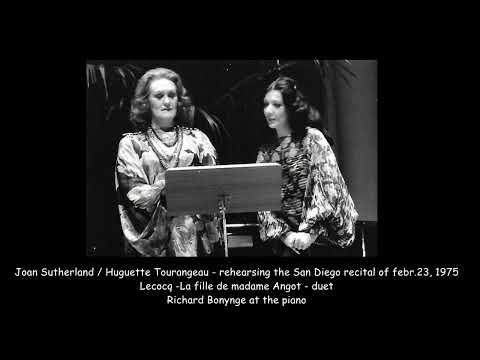 Lecocq - La fille de madame Angot - duet sung by Joan Sutherland and Huguette Tourangeau