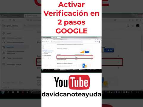 🔐 Como activar la Verificación en dos Pasos de Google 🔐 #shortvideo