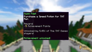 Hypixel Achievements: How To Buy Speed Potion In TNT RUN