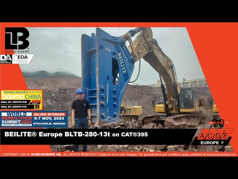 BEILITE®EUROPE BLTB-280 with 13T with 280mm chisel diameter on CAT®395