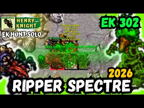 TIBIA: EK 302 HUNT SOLO RIPPER SPECTRE #237
