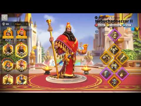 RoK190-VIP16-67.5M Power-expertise 14 legend commanders-13 legend equips