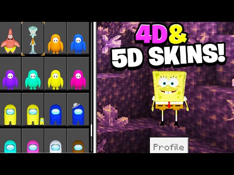 Riverrain123 - The Best 4D & 5D Skin Pack For 1.17! | 900+ Skins (Minecraft Bedrock)