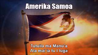 National Anthems of Samoa and American Samoa (Nightcore Style With Lyrics)