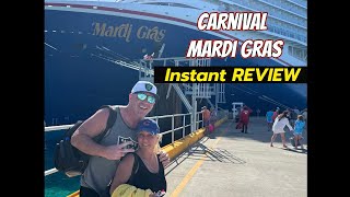 CARNIVAL MARDI GRAS INSTANT REVIEW