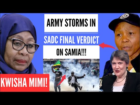 BREAKING! SADC REJECTS SAMIA'S WIN, ORDERS FRESH ELECTIONS   TANZANIA ARMY STORMS STATE HOUSE TO..