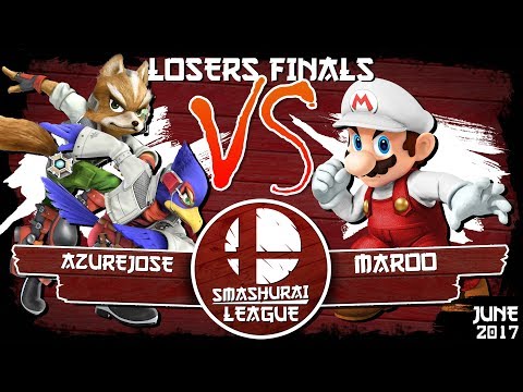 Smashurai Monthly #2 - AzureJose (Falco) Vs. Maroo (Mario) - Losers Finals
