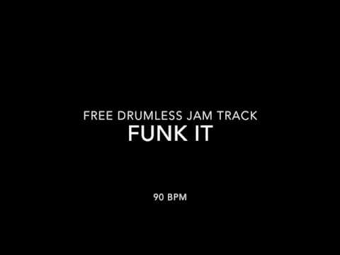funk it - 90 bpm - [groove/funk] free drumless jam track backing track for drums
