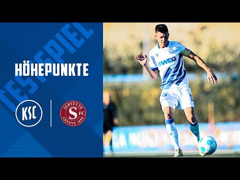 Testspielhöhepunkte KSC - FC Servette + Fazit Cheftrainer