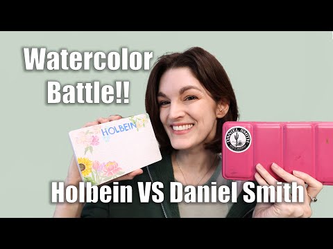 Daniel Smith VS Holbein - WATERCOLOR BATTLE