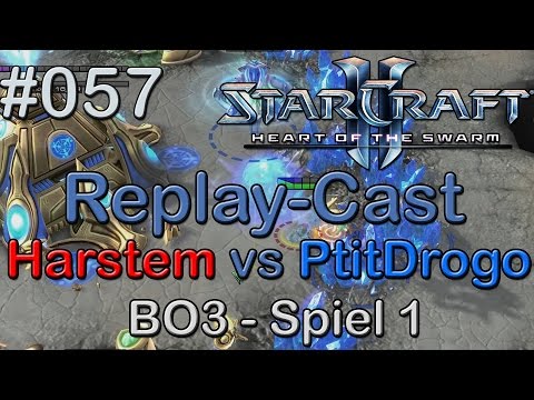 Starcraft 2: HotS Replay-Cast #057 [Inv.Harstem (P) vs mYi.PtitDrogo (P)] Spiel 1 (BO3)