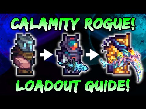 CALAMITY Rogue Class Guide! Terraria Calamity Mod - Best Rogue Setups & Loadouts (1.4.5)