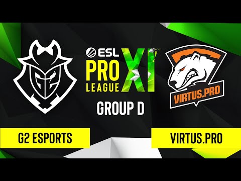 CS:GO - G2 Esports vs. Virtus.pro [Mirage] Map 1 - ESL Pro League Season 11 - Group D