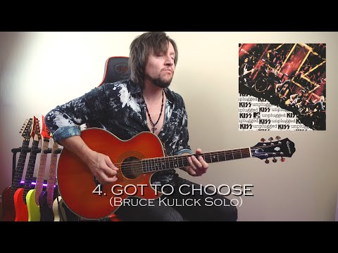 KISS MTV Unplugged - Tribute to Bruce Kulick Solos + Ace Frehley and Paul Stanley Solos