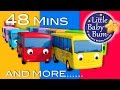 Ten Little Buses 50min Of LittleBabyBum Nursery Rhymes For Babies ABCs And 123s