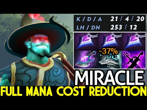 MIRACLE [Storm Spirit] Full Mana Cost Reduction Build Imba Meta Dota 2