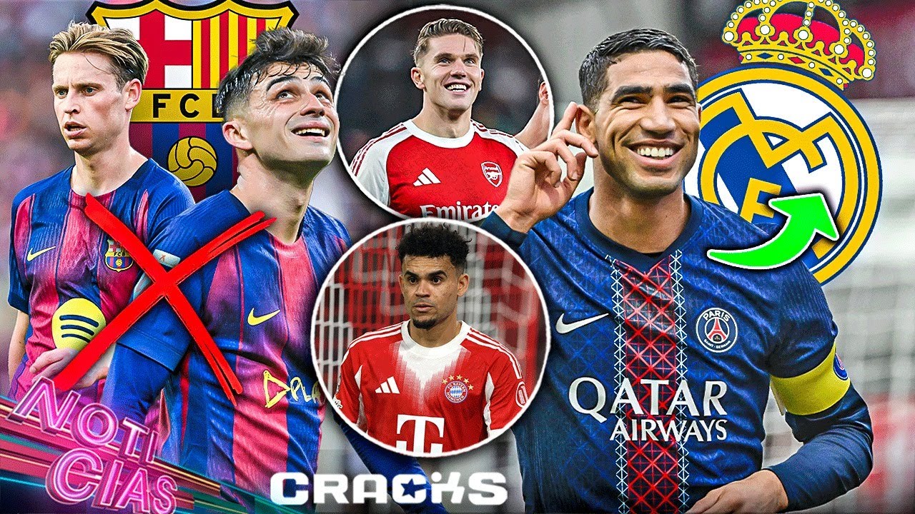 Hakimi regresaría al Madrid | Sin Pedri y De Jong | Paternidad gunner | Así castigan a Lucho