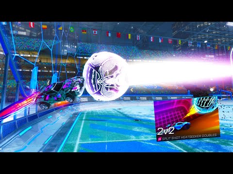 Messing Around in Splitshot Heatseeker Doubles in Casual! (Rocket League Heatseeker)