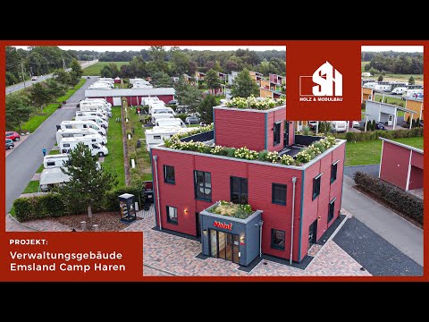 Verwaltungsgebäude für Emsland Camp Haren | SH Holz & Modulbau