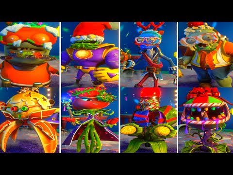 Plants vs Zombies Garden Warfare 2 - ALL FEASTIVUS 2017 CUSTOMISATIONS