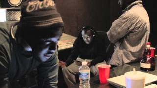 Green Face In Studio Working On &quot;Money Over Murder&quot; mixtape with Kalenna