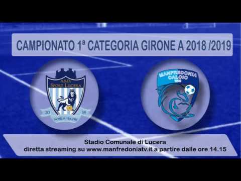 Sport Lucera - Manfredonia Calcio 1932 trasmesso in diretta il 18 11 2018