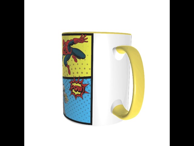 Vídeo relacionado con Taza de cerámica de 325 ml en caja regalo de Marvel