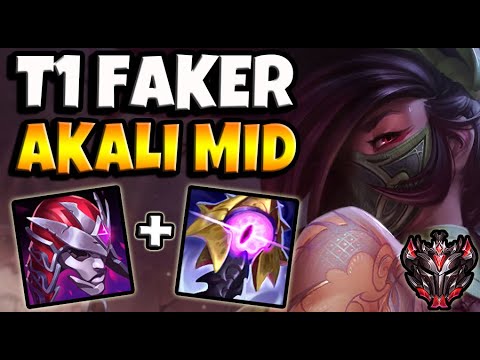 T1 Faker AKALI MID vs SYLAS - Patch 11.8 Ranked Korea ✅