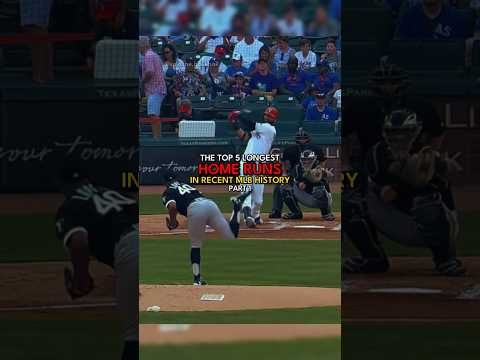 Top 5 longest home runs in MLB