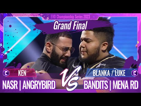 【EVO Championship Series 2023】「Grand Final」NASR｜ANGRYBIRD（ケン/C）vs BANDITS｜MENA RD（ブランカ/C・ルーク/C）