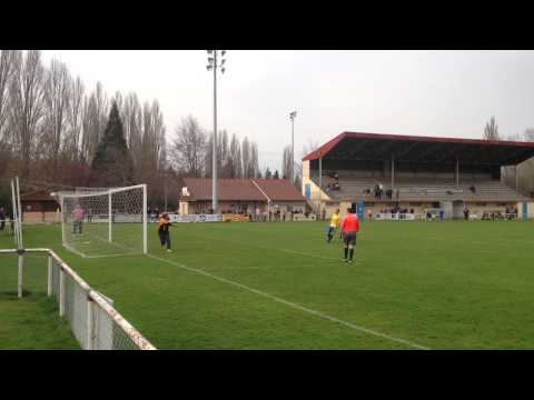 Coupe Prével: Stade Auxerrois - FC Avallon. Séance tirs au but, dernier pénalty.