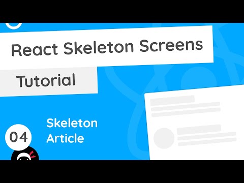 React Skeleton Screen Tutorial 1 Intro Setup