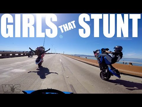 Girls that STUNT GIRL STUNT RIDERS