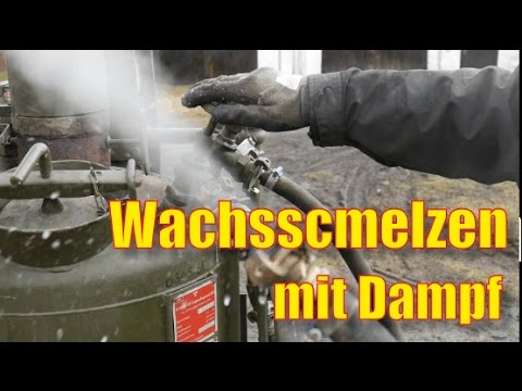Vaxsmältning med lågtryckspanna