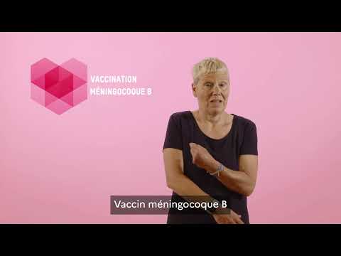 Vaccin Méningocoque B - Langue des signes