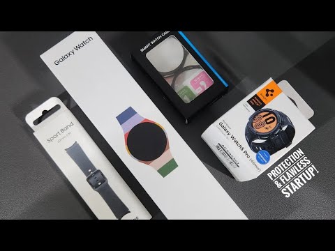 Samsung Galaxy Watch5 Pro: Unbox // Startup // Spigen Rugged Armor Pro Case Install!