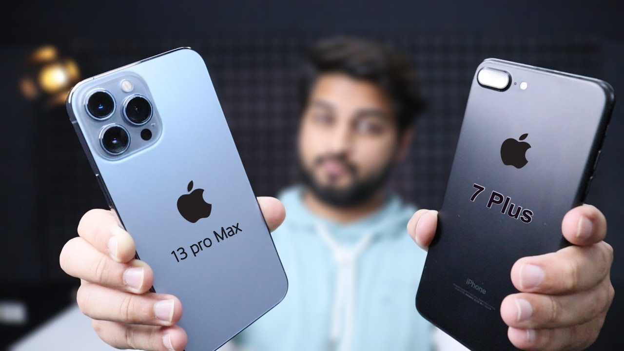 iPhone 13 Pro Max Vs iPhone 7 Plus Speed test 😱 insane Results | Gaming | Performance | Mohit Balani