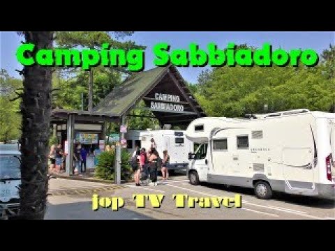 Rundgang durch den Campingplatz Sabbiadoro (Lignano) Luxuscampingplatz an der Adria  jop TV Travel