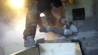 Ronny Wærnes - angle grinder on concrete #2