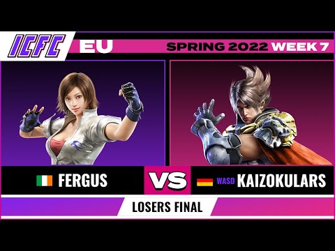 Fergus (Asuka) vs. KaizokuLars (Lars) Losers Final - ICFC EU Tekken 7 Spring 2022 Week 7